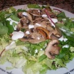 Ensalada de Queso y Champignones